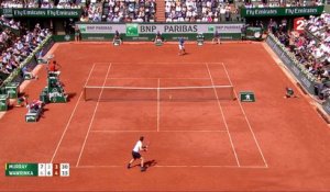 Roland-Garros 2017 : Andy Murray est infranchissable quand il active le mode défense ! (7-6, 3-6, 3-4)