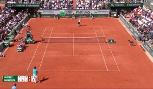 Roland-Garros 2017 : Wawrinka et Murray sont phénoménaux ! Encore un point de folie ! (7-6, 3-6, 7-5, 4-5)