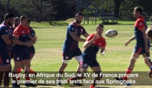Rugby: trois tests pour la France contre l'Afrique du Sud