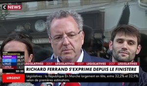 Richard Ferrand s'exprime depuis le Finistère