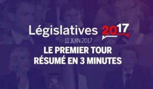 Législatives 2017 : la soirée du premier tour résumée en 3 minutes