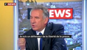 Relations avec la presse : quand le Premier ministre recadre François Bayrou