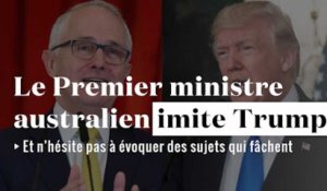 Le Premier ministre australien imite Trump et ses tics de langage