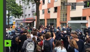 Plusieurs arrestations menées lors des manifestations de la mouvance identitaire et des antifas à Berlin