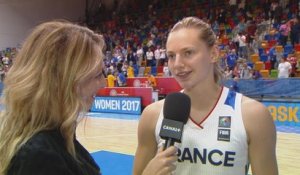Euro Féminin 2017 - La réaction de Marine Johannès après France/Serbie