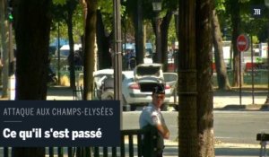 Attaque aux Champs-Elysées : une voiture percute un fourgon de la gendarmerie