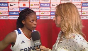 Euro Féminin 2017 - France / Grèce - Les réactions d'Olivia Epoupa et de Diandra Tchatchouang