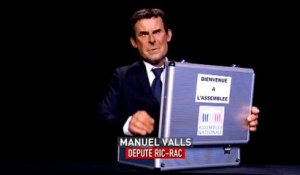 "Les Guignols" imaginent ce que Manuel Valls va amener avec à l'Assemblée Nationale - Regardez