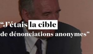 Bayrou quitte le gouvernement : "J'étais la cible de dénonciations anonymes"