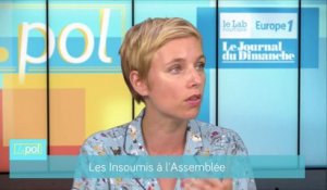 Clémentine Autain (FI) : "On peut être en désaccord avec Mélenchon"