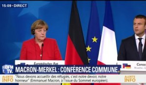 "Davantage unir les hommes, c'est cela le projet européen", dit Emmanuel Macron