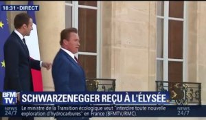 Arnold Schwarzenegger: "Notre réunion a été très agréable" avec le président Emmanuel Macron