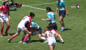 Rugby à VII : les Bleues en demi-finale du tournoi de Clermont