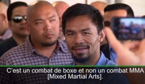 BOXE - Pacquiao : ''Je pense que Mayweather l’emportera''