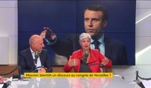 Macron devant le Congrès : "je ne trouve pas ça choquant, le président fixe le cap"