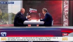 Stéphane Travert sur BFM TV : "Pour les néonicotinoïdes, il y aura des dérogations"