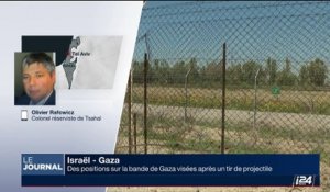 Israël-Gaza: Des positions sur la bande de Gaza visées après un tir de projectile