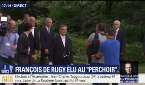 François de Rugy élu au "perchoir", Claude Bartolone passe le relais