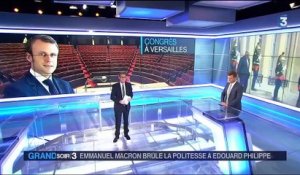 Emmanuel Macron double Édouard Philippe