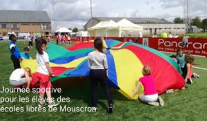 Journée sportive destinée aux élèves des écoles libres de Mouscron
