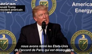 Trump satisfait de la sortie de l'accord de Paris climatique