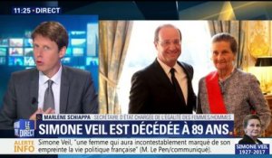 Marlène Schiappa: "Le droit à l'IVG, que Simone Veil a conquis de haute lutte pour nous, est menacé"