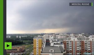 La tempête géante à Moscou en 30 secondes (images en accéléré)
