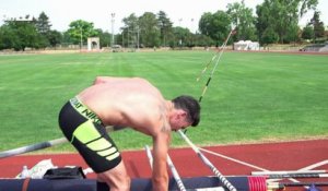 Athlétisme – Une séance de perche avec Kévin Menaldo