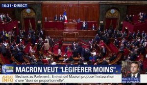 Référendum, moins de parlementaires... ce qu'il faut retenir du discours de Macron devant le congrès à Versailles