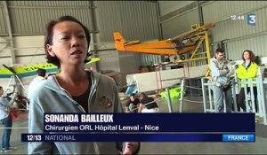 Initiative : des enfants malades initiés au saut en parachute