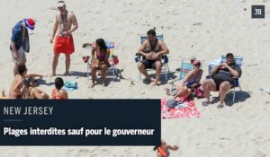 New Jersey : le gouverneur interdit les plages, sauf pour lui