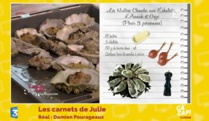 Comment réaliser des huîtres chaudes aux échalotes  ?