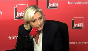 Marine Le Pen : "Si les dispositions de l'état d'urgence entrent dans la loi ordinaire, il y a une violation très lourde des libertés individuelles."
