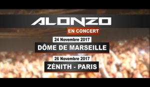 Alonzo en concert à Paris et Marseille avec Skyrock !