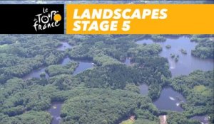 Paysages du jour / Landscapes of the day - Étape 5 / Stage 5 - Tour de France 2017