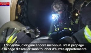 Paris: un mort et onze blessés dans un violent feu d'appartement