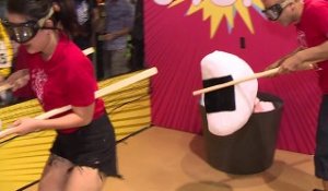 JAPAN EXPO 2017 - David et Marie attrapent des sushis géants