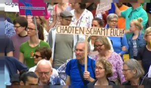 G20 : Manifestations pacifiques à Hambourg, après le chaos