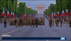 Défilé du 14-Juillet: les militaires français et américains répètent pour le jour J