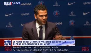 D. Alves : "Notre but c'est de gagner la champions league"