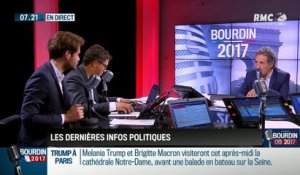 QG Bourdin 2017 : Emmanuel Macron, le 14 juillet et Donald Trump - 13/07