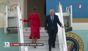 Donald Trump : visite en grande pompe