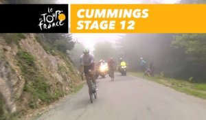Cummings part seul / goes solo - Étape 12 / Stage 12 - Tour de France 2017