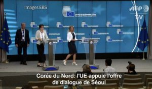 Corée du Nord : l'UE appuie l'offre de dialogue de Séoul