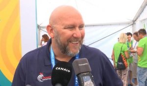 Natation: Championnat du monde - Eau libre - La réaction du DTN Stéphane Lecat après la 2ème place de Mull...