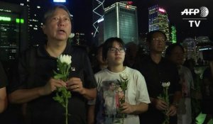 Hong Kong rend hommage au prix Nobel de la paix Liu Xiaobo