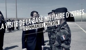 La visite d'Emmanuel Macron sur la base militaire d'Istres
