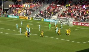 EURO 2017 : Ouverture du score pour la Suède contre la Russie