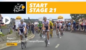 Départ / Start - Étape 21 / Stage 21 - Tour de France 2017