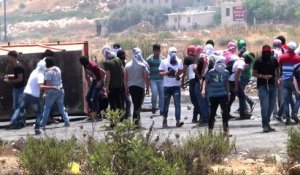 Heurts entre Palestiniens et soldats israéliens près de Beit El